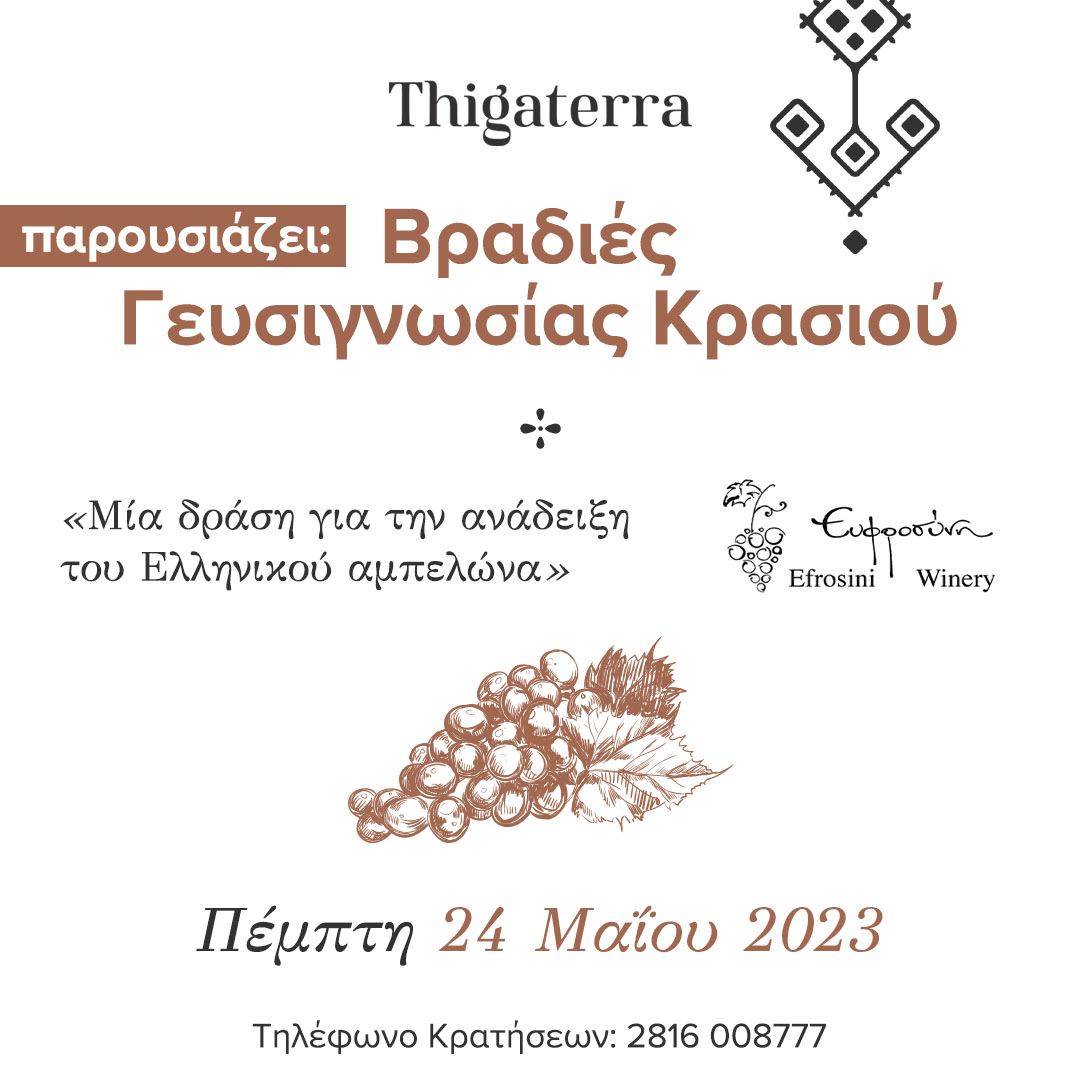 Γνωριμία με το οινοποιείο Efrosini Winery 